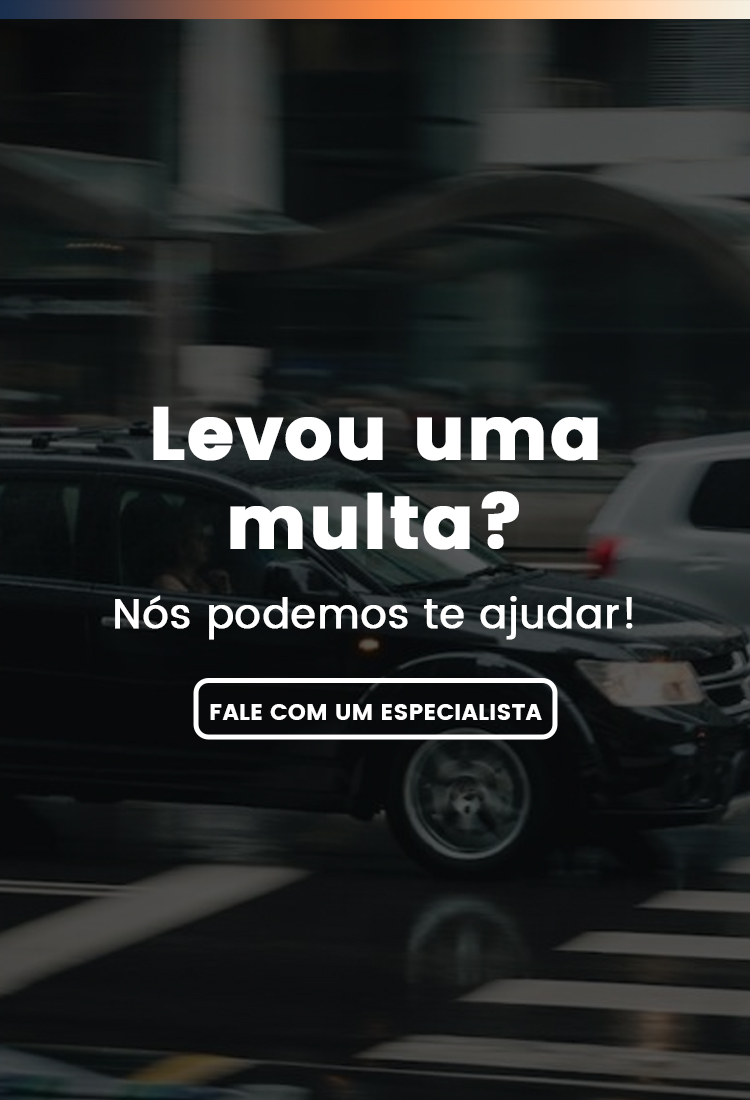 Banner - levou uma multa mobile